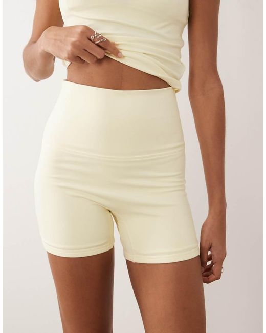 Cotton On Natural Active Ultra Soft Roll Over Shorts