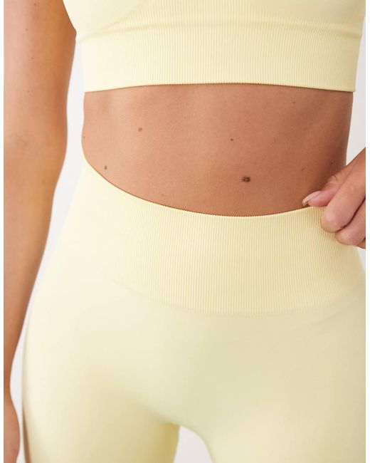 BO+TEE Natural Super Sculpt Seamless High Waist Leggings Co-Ord