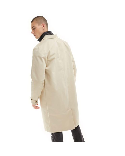 ASOS – trenchcoat in Natural für Herren