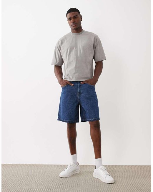 Cotton On Gray Boxy Fit T-Shirt for men