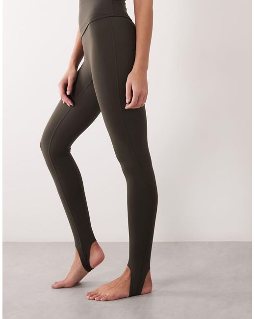 4505 Blue Soft Touch High Waist Yoga Legging With Stirrup