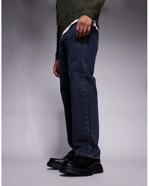 Steve Madden Blue Raiden Trainer Detail Loafers for men