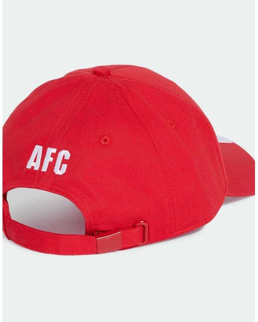 Adidas Originals Red Arsenal Fc Baseball Cap