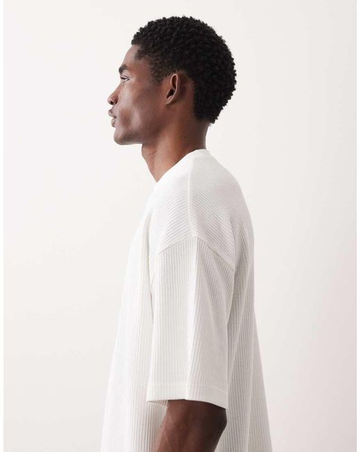 ASOS White Super Heavyweight Oversized T-Shirt for men
