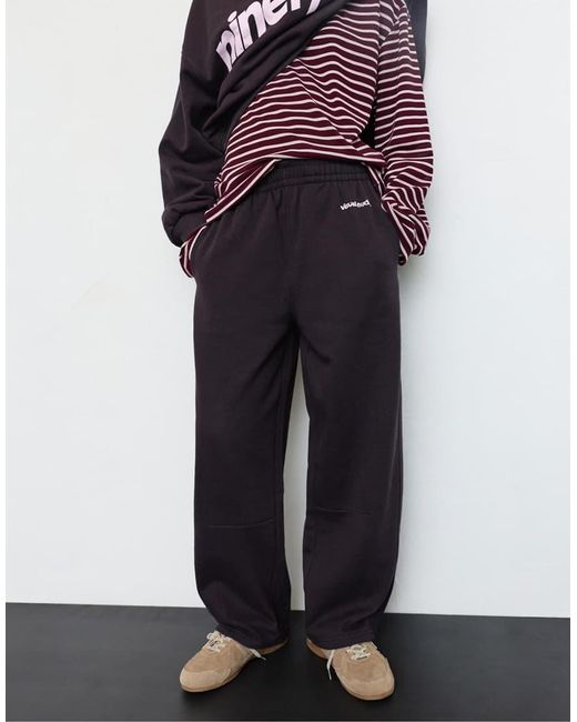 Pull&Bear Joggingbroek Met Ballonpijpen in het Brown