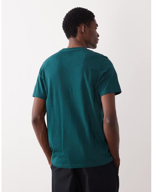 ASOS – basic-t-shirt in Green für Herren
