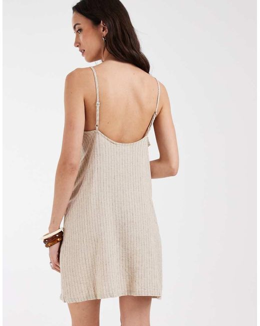 JJXX Multicolor Linen Blend Mini Dress