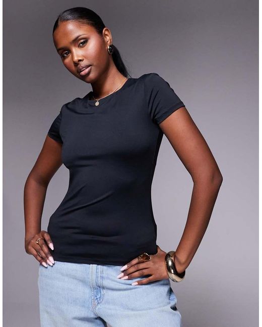River Island Blue Short Sleeve Jersey Tee