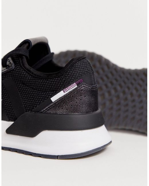 U path run - baskets Cuir adidas Originals en coloris Noir - 50 % de  réduction | Lyst