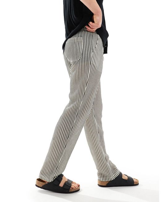 ASOS Multicolor Relaxed Striped Pants for men
