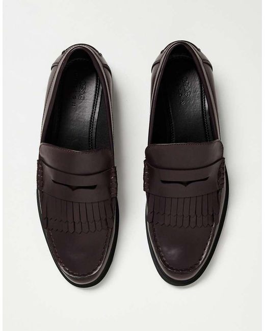 ASOS White Penny Loafers for men