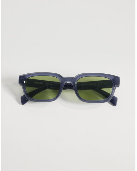 Lunettes Weekday en coloris Green