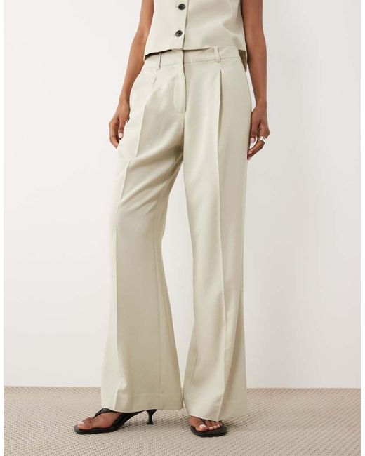 Aware Natural Mid Rise Bootcut Tailored Pants