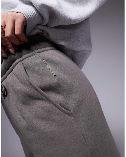 South Beach Gray Wide Leg Joggers
