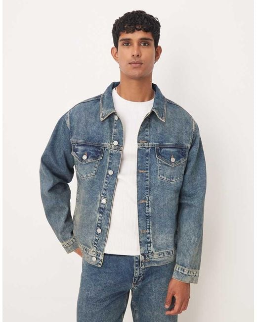 Giacca di ASOS in Blue da Uomo