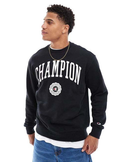 Champion – rochester – sweatshirt in Blue für Herren