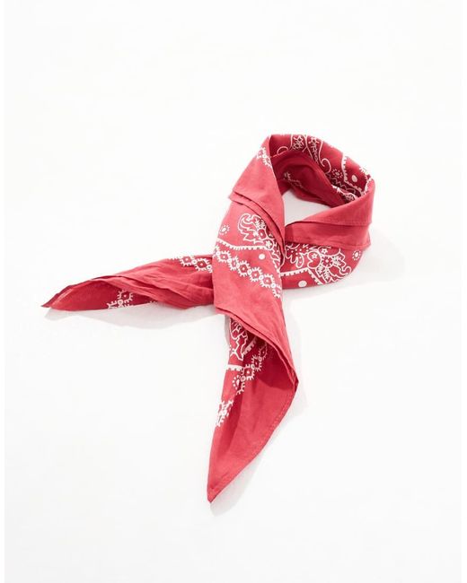 Levi's Bandana Met Paisley Motief in het White voor heren