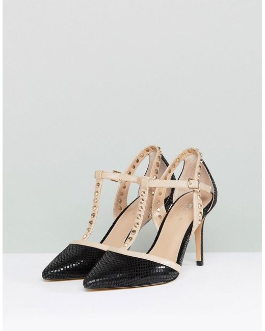 Escarpins Noirs Carvela Kurt Geiger Talon Aiguille 12,5 Cm - Taille UK 4 (EUR 37), Occasion