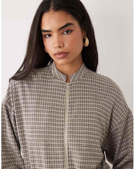ASOS Natural Mix & Match Brushed Jacket