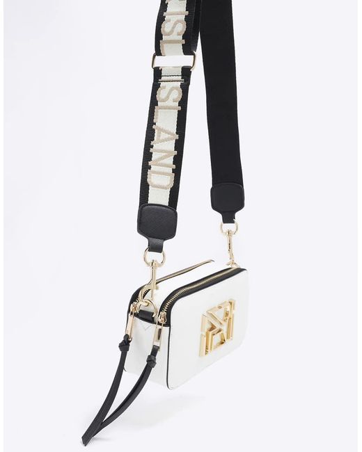 River Island Green Faux Leather Cross Body Bag