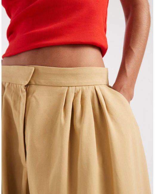 ASOS Natural Tailored Balloon Trouser