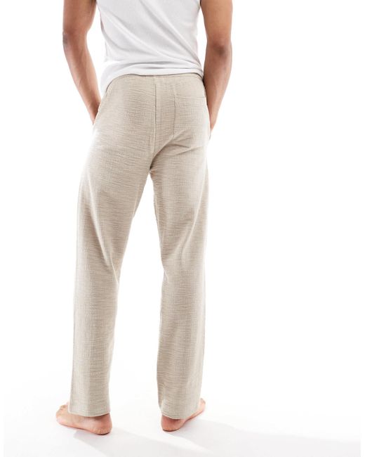 Only & Sons Black Textured Trouser for men