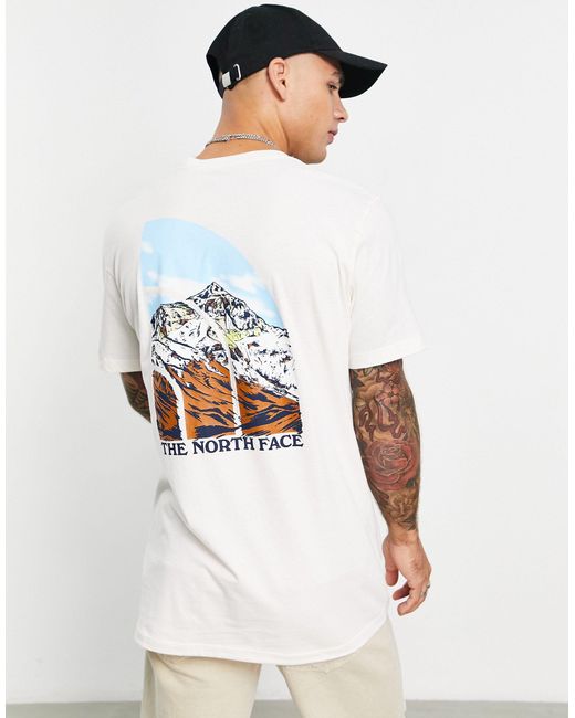 The North Face Graphic Injection T-shirt in White for Men | Lyst