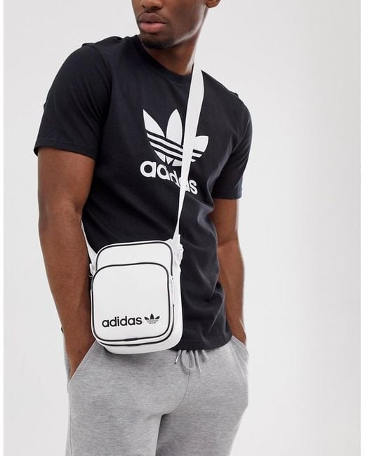 Bolso de mano en blanco Adidas Originals de hombre de color White