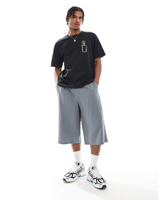 Only & Sons – oversize-t-shirt in Black für Herren
