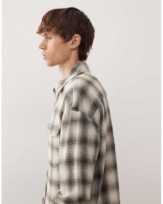 Deus Ex Machina Natural Too Busy Long Sleeve Flannel Shirt for men