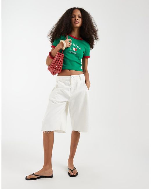 Levi's Green Mexico Mini Ringer T-shirt