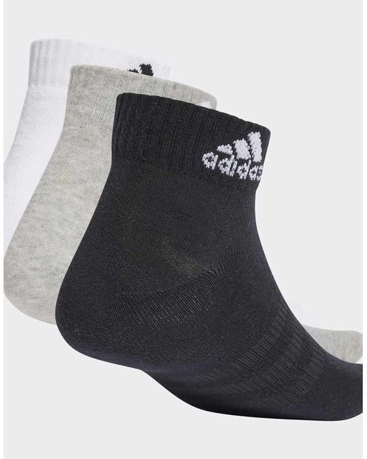 Adidas Originals Set Van 3 Paar Dunne En Lichte Enkelsokken in het Blue