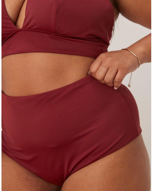 Asos design curve - maya - bas ASOS en coloris Red