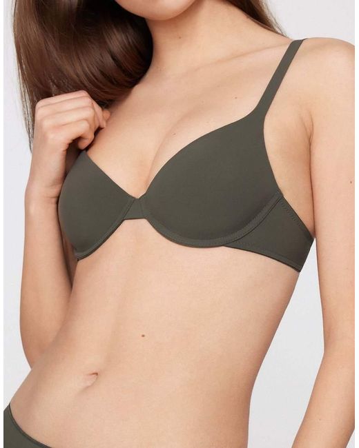 Tezenis Black Athens Microfibre Push-Up Bra