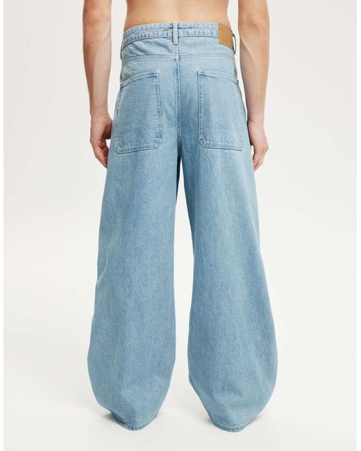 Cotton On Blue Cotton On Super Baggy Balloon Jean for men