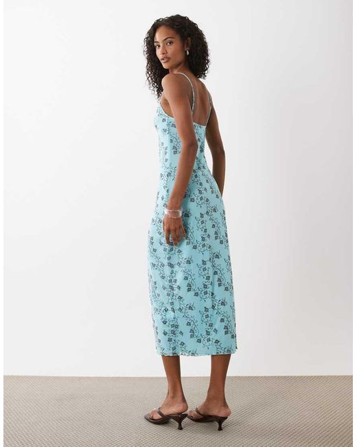 Motel Blue Colette Winding Midaxi Cami Dress