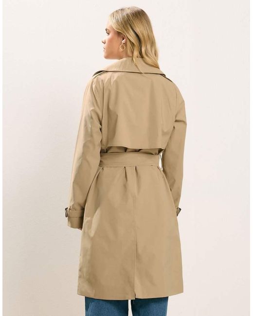 PixieGirl Natural Petite Trench Coat