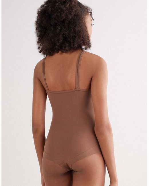 Intimissimi Brown Ultralight Cotton Vest Body