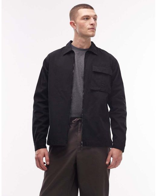 No Problemo Blue Ripstop Cargo Shirt for men
