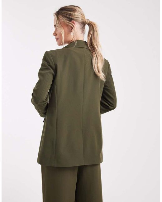 Miss Selfridge Green Cinched Blazer