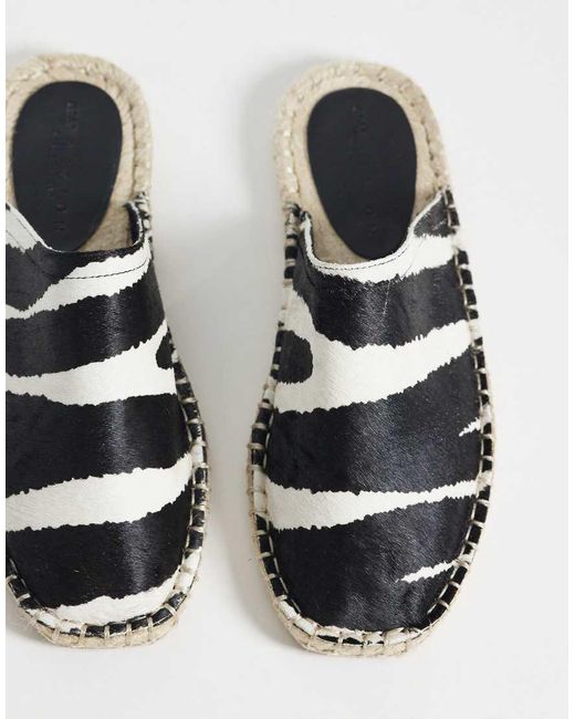 ASOS Brown Joline Espadrille Mule Sandal