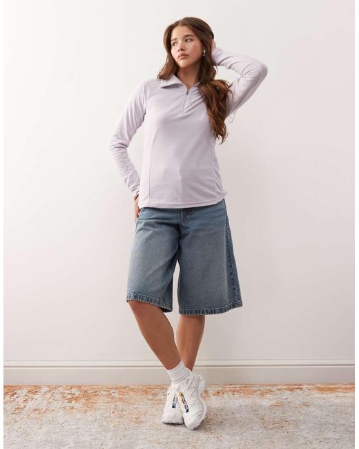 Polar Lila Con Media Cremallera Glacial Iv De -Morado Columbia de color Purple