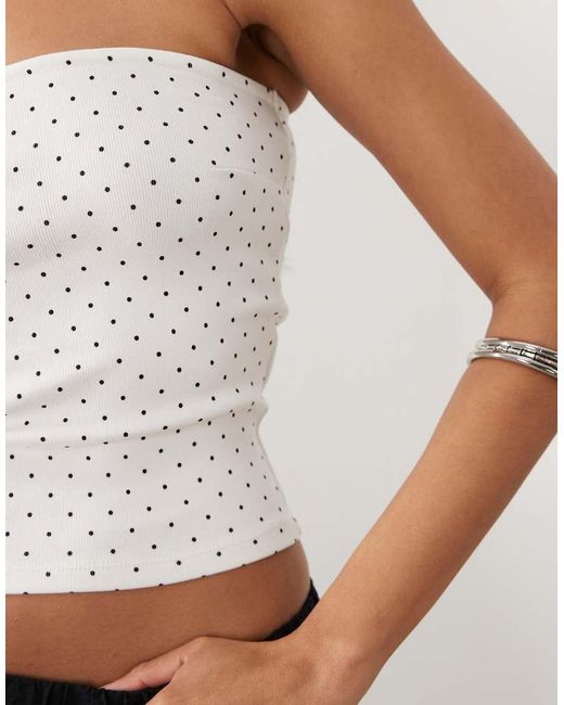 Gina Tricot Black Super Stretch Tube Top
