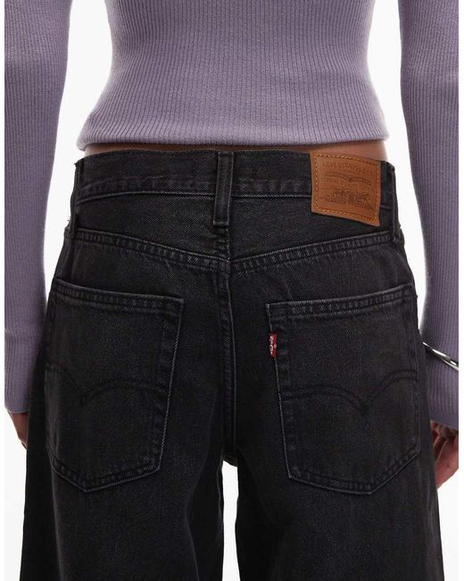 Levi's Black baggy Dad Jeans