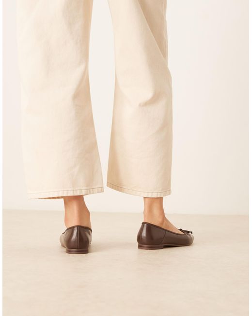 ASOS Natural – lullaby – ballerinas