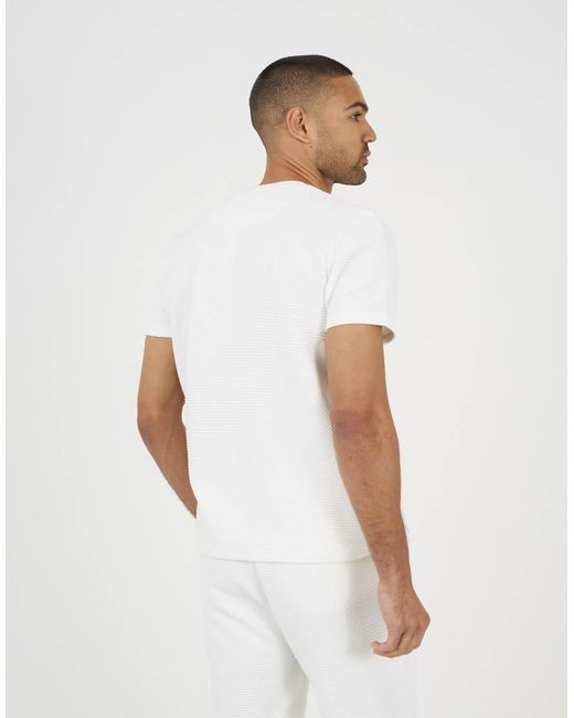 Brave Soul White Crew Neck T-Shirt for men