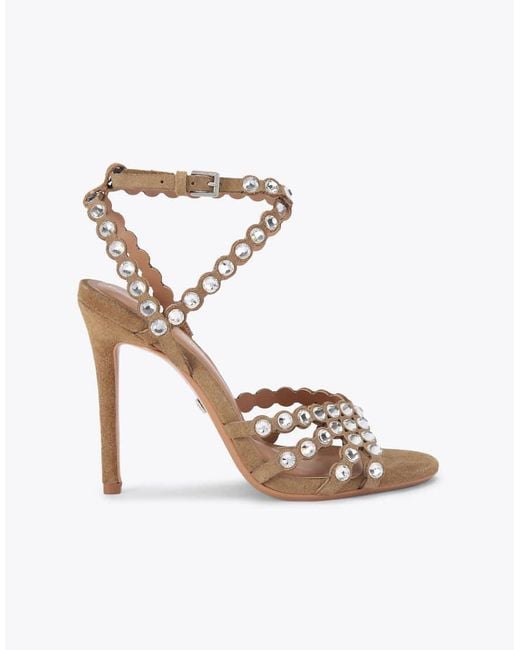 KG by Kurt Geiger White Slideaway Heeled Sandals