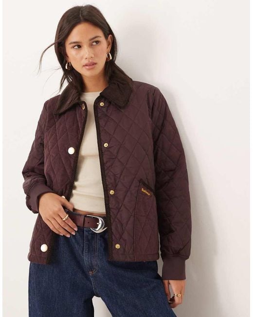 Barbour Brown Marla Quilted Jacket
