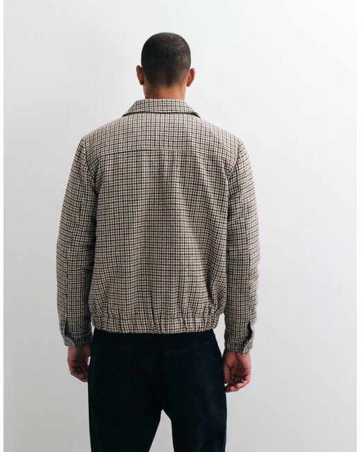Threadbare Gray Faux Wool Collared Jacket for men