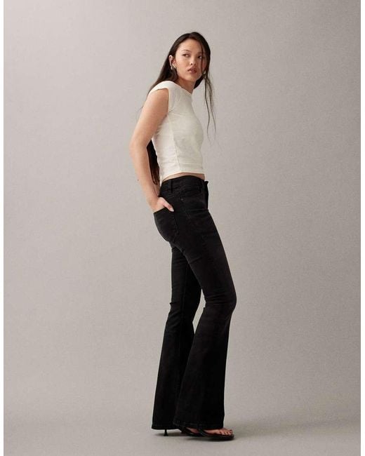 ASOS Bootcut Flared Jeans in het Natural